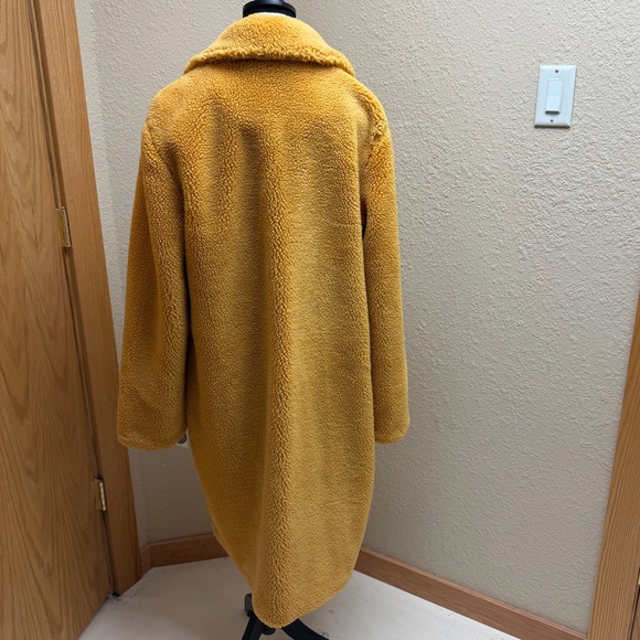 New York & Company Mustard Teddy Jacket - Picture 5 of 8